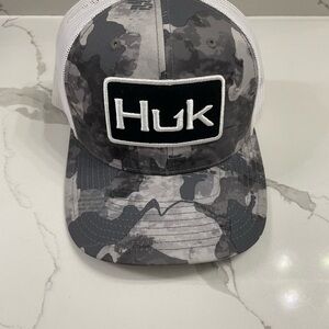 Huk White Fishing Cap